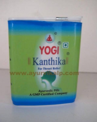 Yogi Kanthika Pills, 140 Pills, for Throat Relief